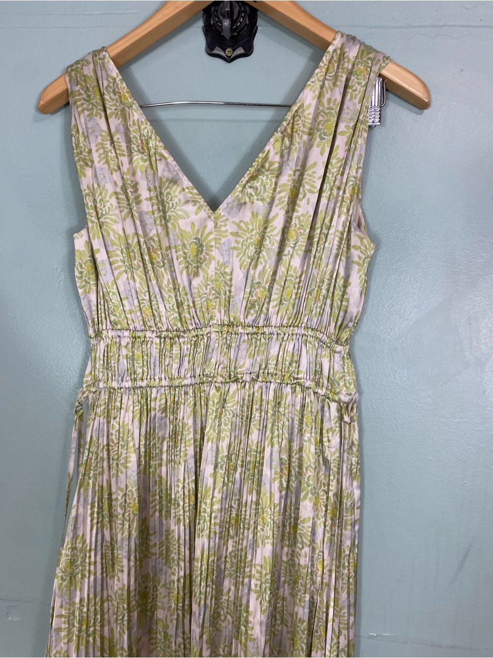 Rebecca Taylor Astera Fluer Dress Green Small - Picture 7 of 7